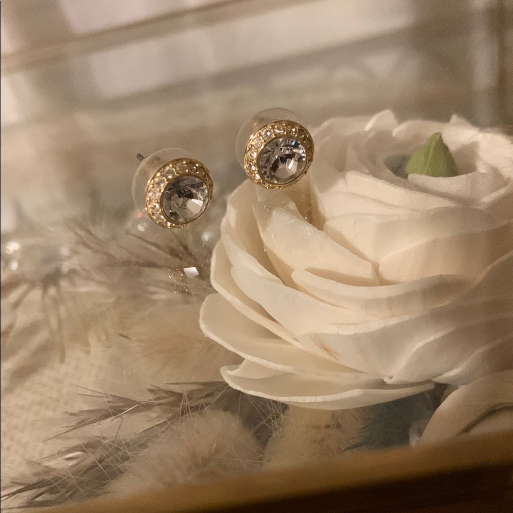Gold Stud Earrings